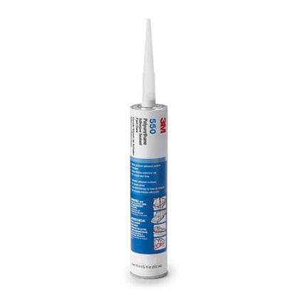 3M 550 Polyurethane Adhesive-Sealant Black 310 mL Cartridge