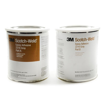 3M Scotch-Weld 2216 Epoxy Adhesive Gray 1 gal Can Kit