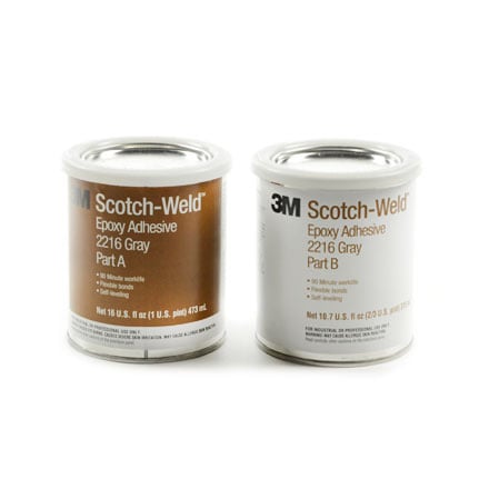 3M Scotch-Weld 2216 Epoxy Adhesive Gray 1 pt Can Kit
