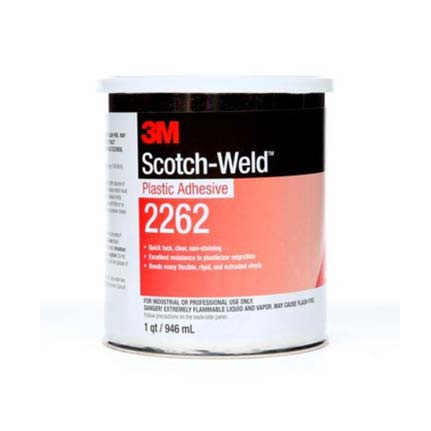 3M 2262 Plastic Adhesive Clear 1 qt Can