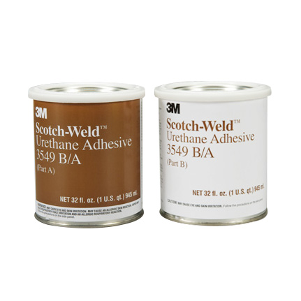 3M Scotch-Weld 3549 Urethane Adhesive Brown 1 qt Kit