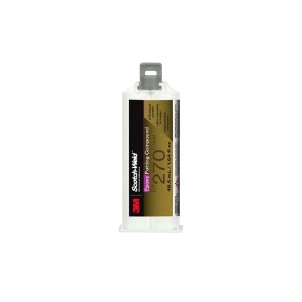 3M Scotch-Weld DP270 Epoxy Potting Compound Clear 48.5 mL Duo-Pak Cartridge