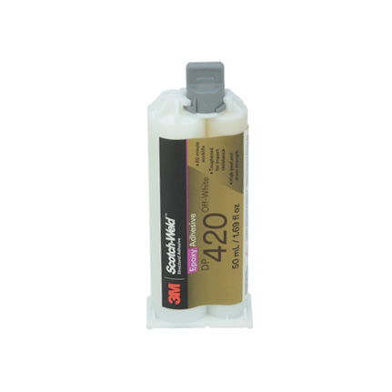 3M Scotch-Weld DP420 Epoxy Adhesive Off-White 50 mL Duo-Pak Cartridge