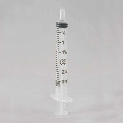 Becton-Dickinson EA301077 BD Slip-Tip Syringe 3 mL
