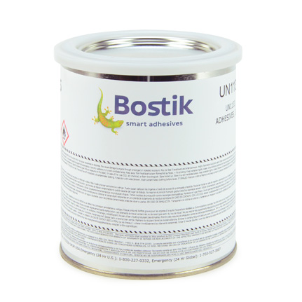 Bostik L1007M Solvent Based Adhesive Amber 1 qt Can