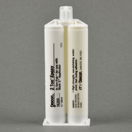 ITW Performance Polymers Devcon 2 Ton Epoxy Adhesive Clear 50 mL Cartridge