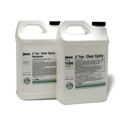 ITW Performance Polymers Devcon 2 Ton Epoxy Adhesive Clear 9 lb Kit