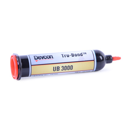 ITW Performance Polymers Devcon Tru-Bond UB 3000 UV Cure Adhesive Clear 30 mL Syringe