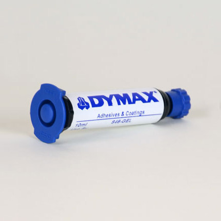 Dymax 846-GEL Structural Acrylic Adhesive Light Yellow 10 mL MR Syringe