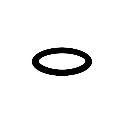 Fisnar QuantX™ 8001033 Buna N Barrel Adapter O-Ring 30/55 cc