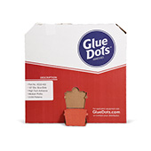 Glue Dots XD32-402 High Tack Adhesive Medium Profile Clear 0.5 in Roll