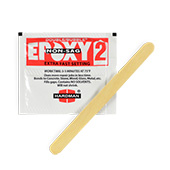 Hardman DOUBLE/BUBBLE Extra Fast Set Epoxy Non-Sag Red Package 3.5 g Packet