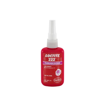 Henkel Loctite 222 Threadlocker Anaerobic Adhesive Purple 50 mL Bottle