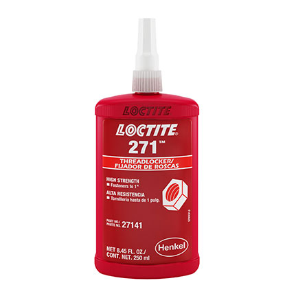 Henkel Loctite 271 Acrylic Anaerobic Threadlocker Red 250 mL Bottle