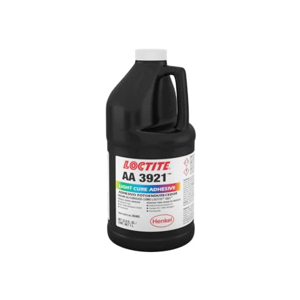 Henkel Loctite AA 3921 Light Cure Medical Device Adhesive Clear 1 L Bottle