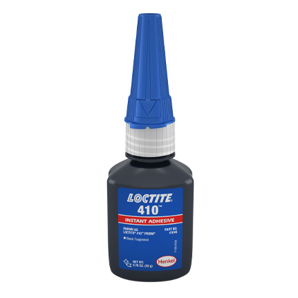 Henkel Loctite 410 Toughened Instant Adhesive Black 20 g Bottle