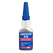 Henkel Loctite 438 Cyanoacrylate Adhesive Black 20 g Bottle