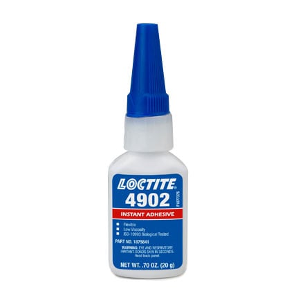 Henkel Loctite 4902 Flexible Cyanoacrylate Adhesive Clear 20 g Bottle