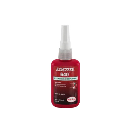 Henkel Loctite 640 Retaining Compound Press Fit Green 50 mL Bottle