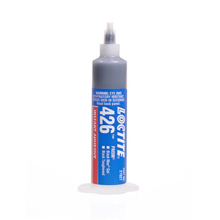 Henkel Loctite 426 Instant Adhesive Toughened Gel Black 10 g Syringe