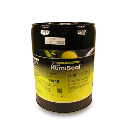 HumiSeal UV40 Dual Cure Acrylated Urethane Coating Clear 20 L Pail