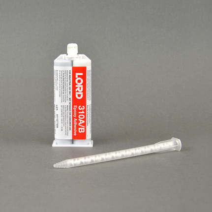 Parker LORD® 310 Modified Thixotropic Epoxy Adhesive A/B Gray 50 mL Cartridge
