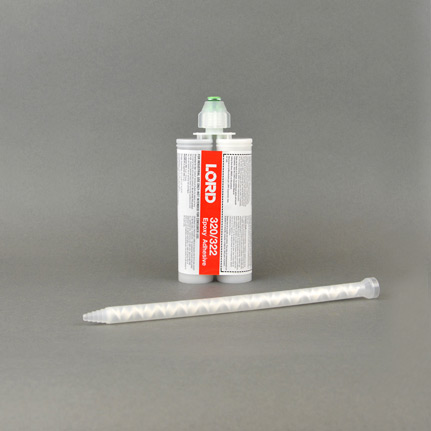 Parker LORD® 320-322 High Viscosity Epoxy Adhesive Gray 200 mL Cartridge