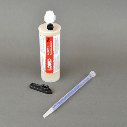 Parker LORD® 406-19 Modified Acrylic Adhesive Off-White 404 mL Cartridge