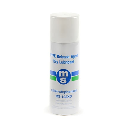 Miller-Stephenson MS-122XD PTFE Release Agent Dry Lubricant White 14 oz Aerosol