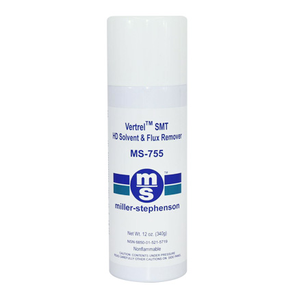 Miller-Stephenson Vertrel® MS-755 SMT Heavy Duty Flux Remover Clear 12 oz Aerosol