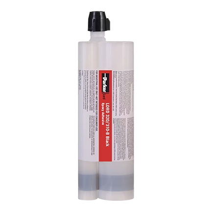 Parker LORD® 320/310B Epoxy Adhesive Black 50 mL Cartridge
