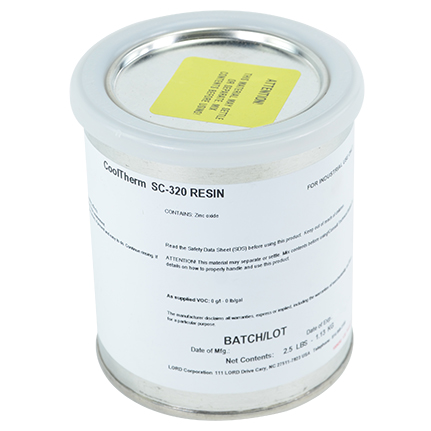 Parker Lord CoolTherm® SC-320 Silicone Encapsulant Part A Pink 1 pt Can