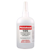 Permabond 105 General Purpose Cyanoacrylate Adhesive Clear 1 lb Bottle