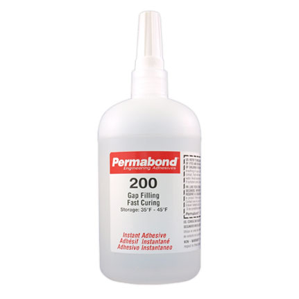 Permabond 200 General Purpose Cyanoacrylate Adhesive Clear 1 lb Bottle
