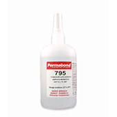 Permabond 795 Surface Insensitive Cyanoacrylate Adhesive Clear 1 lb Bottle