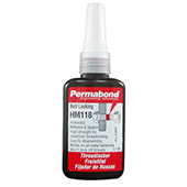 Permabond HM118 Anaerobic Threadlocker Adhesive Red 50 mL Bottle