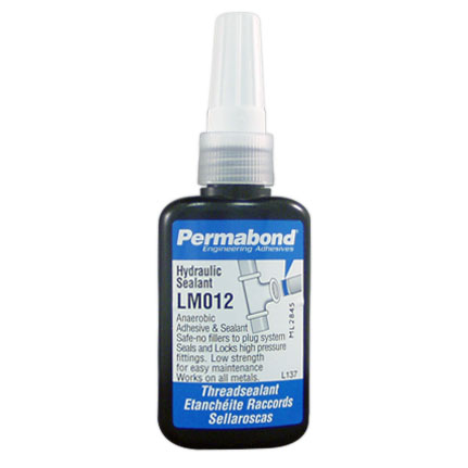 Permabond LM012 Anaerobic Pipe Sealant Adhesive Brown 50 mL Bottle