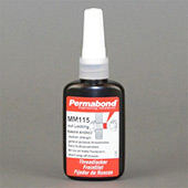 Permabond MM115 Anaerobic Threadlocker Adhesive Blue 50 mL Bottle