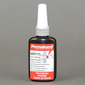 Permabond MM115 Anaerobic Threadlocker Adhesive Blue 50 mL Bottle