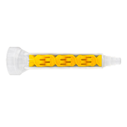 Re Mixers™ XEMEX® EDSQ08-7YS Static Mixing Nozzle 8.7 mm ID x 75 mm x 7 Element