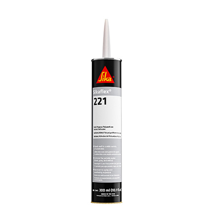 Sika Sikaflex-221 Non-Sag Polyurethane Sealant Gray 300 mL Cartridge