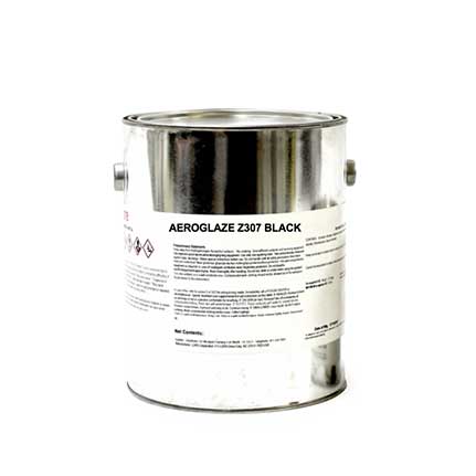 Socomore Aeroglaze® Z307 Polyurethane Coating Black 1 gal Can