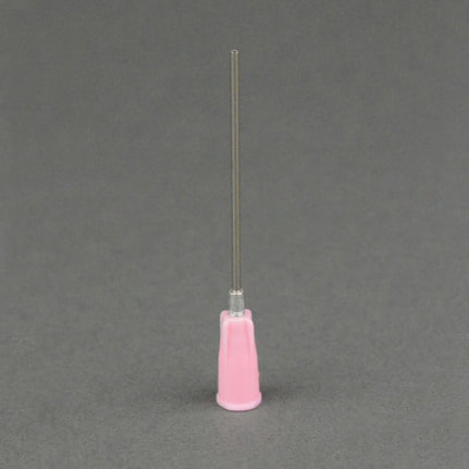 Techcon EA18S-1 1/2 TS Series Blunt Crimped Hub Stainless Needle 18 ga x 1.5 in